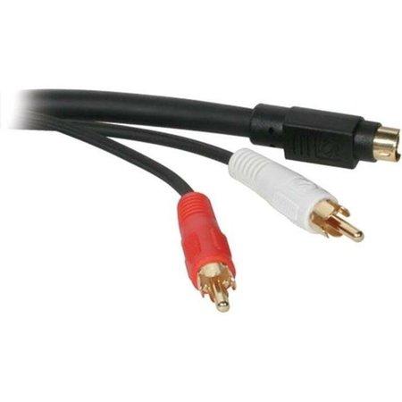 C2G 50Ft Value Seriesandtrade; S-Video + Rca Stereo Audio Cable 02325